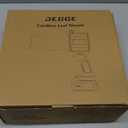 DEGGE Brushless Leaf Blower Cordless, Handheld Leaf Blowers with LED Work Light, Two Interchangeable Nozzles, Turbo Jet Blower for Lawn Care, Patio Cleaning, Garage Dust & Outdoor Use