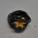 DEWENWILS 5-Outlet Power Strip, 25FT Heavy Duty Extension Cord, 14/3 SJTW, Industrial Power Strip for Garage, Workshop, 15A Circuit Breaker, Swivel Safety Covers, (Yellow+Black)