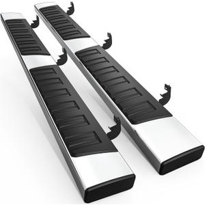 AUTOSAVER88 Running Boards Compatible with 2009-2018 Dodge Ram 1500 Quad Cab, 2019-2024 Ram 1500 Classic, 6 inches Side Step Nerf Bars Side Bars (Silver)