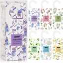 MYARO 12 Packs Large Sachets for Drawer & Closet Air Freshener Scent Potpourri Bag Long Lasting Deodorizer 6 Scents - Lavender, Rose, Jasmine, Ocean, Vanilla, Lily