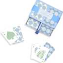 Two's Company Hydrangea Double Deck Textured Playing Cards in Gift Box Includes 2 Colorways (Each Deck Includes 52 Cards and 2 Jokers) - Paper
