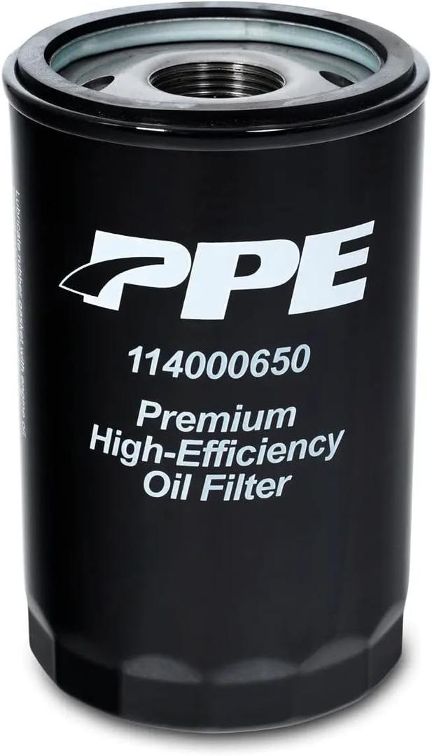 PPE - Premium High-Efficiency Oil Filter 114000650 Compatible with 2019-2021+ GM 3.0L Silverado 1500 (Replaces AC Delco PF66)