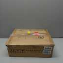 Furologee Kitchen Bakers Rack with Power Outlet, Microwave Oven Stand with Storage 4 Tiers, Coffee Bar Table with 6 S Hooks, Kitchen Storage Shelf Rack for Spices, Pots,Black (22inch)