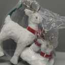 White Reindeer Christmas Decorations