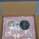 Digital Electronic Money Safe, Steel Security Lock Box with Keypad, Office Hotel Business Jewelry Cash Safe, 0.23 Cubic Feet, 9.06" W x 6.69" D x 6.69" Hpink