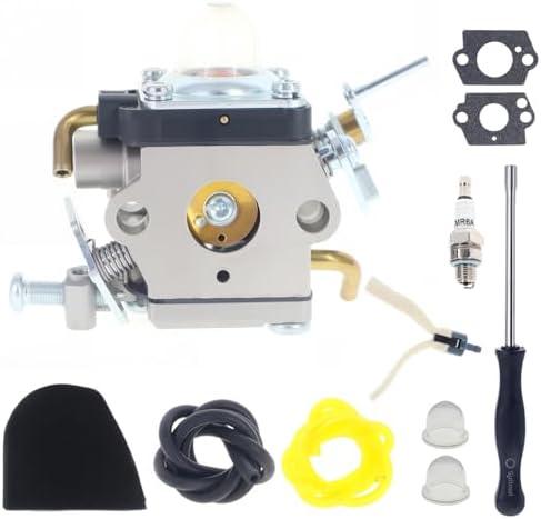 Cnfaner 581734301 122C Carburetor Kit for Husqvarna 122LD 122LDX 122LK WeedEater 2 Cycle Trimmer Parts Replace 574386701 with 574242701 Air Filter