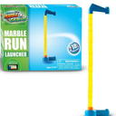 Marble Genius Marble Run Launcher- Marble Launcher Base, Tubes, Top, and 5 Plastic Marbles, Build, and Watch Your Marbles Soar