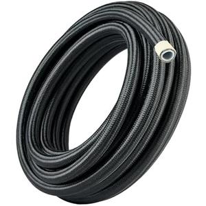 EVIL ENERGY 8AN PTFE Fuel Hose Line, AN8 Fuel Line E85 Nylon Braided 20FT Black EVIL ENERGY 8AN PTFE Fuel Hose Line, AN8 Fuel Line E85 Nylon Braided 20FT Black