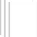 (3-Pack) 11" x 17" Blank Print Paper, 135Sheets/270Pages Blank Loose-Leaf Paper, Ledger Size Printing in Office, 100gsm Blank Paper