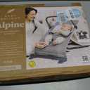 Baby Delight Alpine Deluxe Portable Bouncer | Infant | 0 6 months | Charcoal Tweed