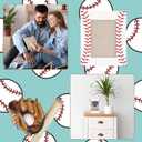 Denylo pro Baseball Picture Frame 4x6 Inch Baseball Tabletop Picture Frame Sports Theme Photo Frame Wood Frame Gifts for Father's Day Team Player Women Men Athletes