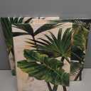 3pcs Framed Palm Leaves Banana Leaf Tropical Plants Wall Art Decor Canvas Print Nature Style Home Greenery Pictures Poster Gallery Bedroom Living Room Studio 12x16 Inch Ready to Hang