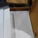 Ekena Millwork 6"W x 8'H Premium Square Non-Tapered Recessed Panel PVC Endura-Craft Column Wrap Kit, Standard Capital & Base