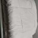 Bedsure Comforter Duvet Insert - Quilted Comforters Oversized King, All Season Duvet, GentleSoft Down Alternative Bedding, with 8 Tabs, Gifts for Women/Men, Light Grey, Oversized King 116 x 98 Inches