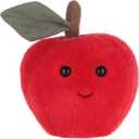 Apricot Lamb Toys Plush Food Plushies Red Sweet Apple Stuffed Fruit Soft Cuddly Perfect for Kids