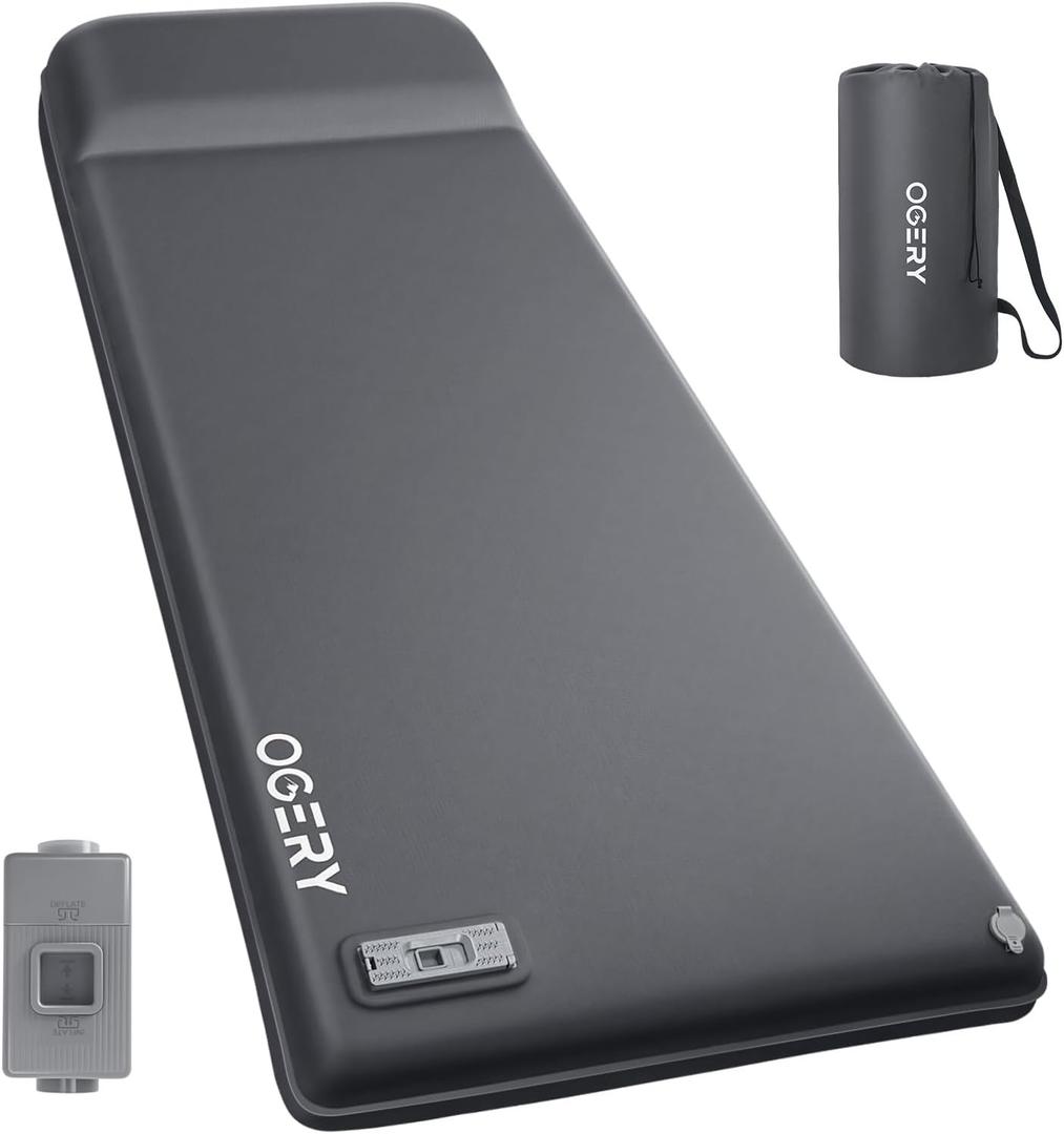 OGERY FOAM SLEEPING PAD WITH ELECTRIC PUMP, MODEL T-E05