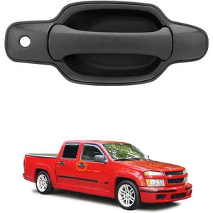Passenger Door Handle, Compatible with 2004-2012 Chevy Colorado, GMC Canyon, Isuzu, Exterior Front Right Side Door Handle with Key Hole, Replace# 79317, GM1311146, 14488527, Outside Door Handle Part