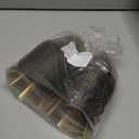 50 Pack Plastic Cups 9 oz Brown Clear Plastic Cups for Cocktail Fancy Disposable Cup for Party Stemless WineGlasses for Wedding Thanksgiving Christmas Party Graduation