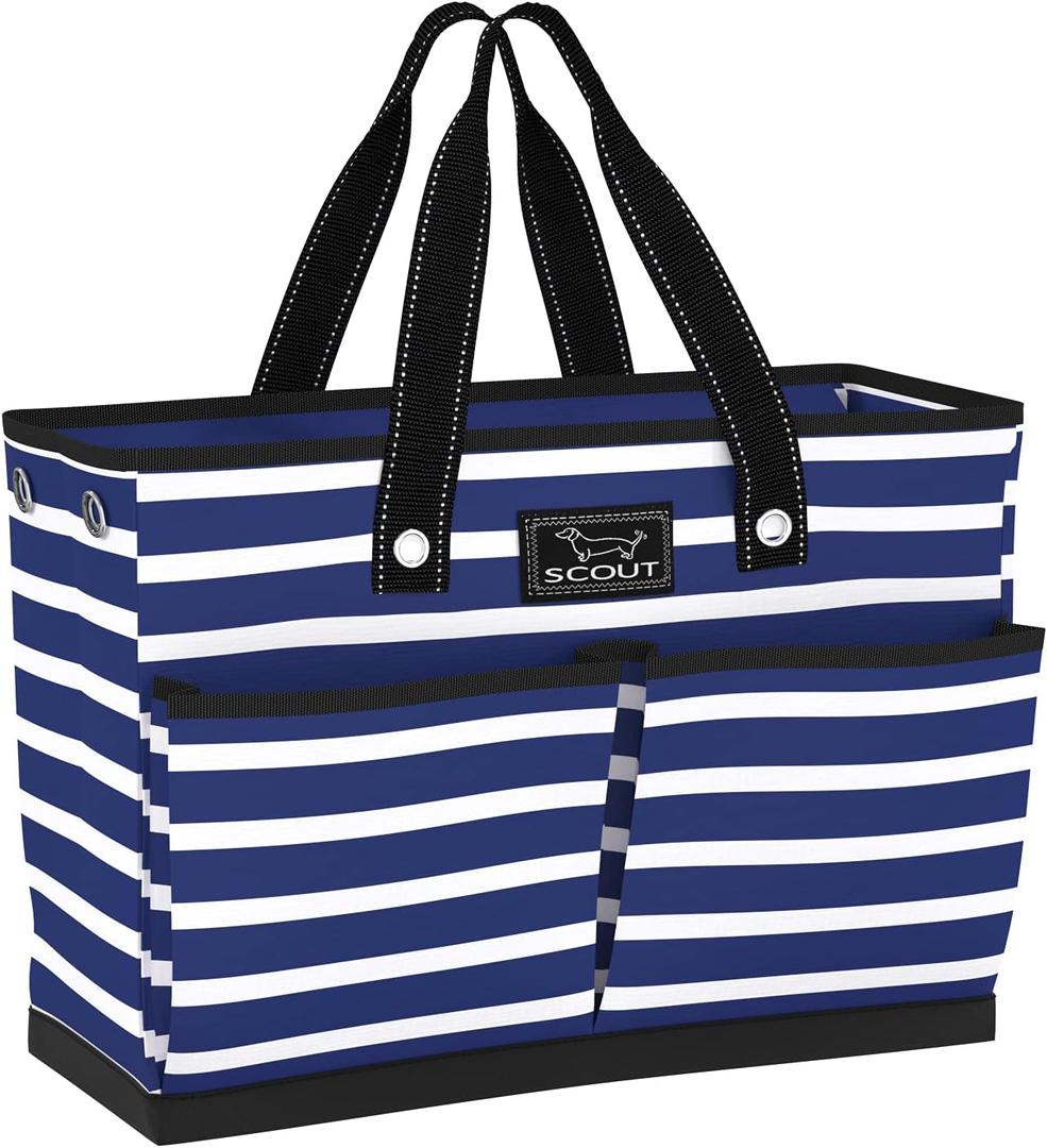 SCOUT Ben Pocket Tote - Multi-Use Tote Bag for, Nurses, Teachers, and Moms, 5 Pockets for Organizing, Breakaway Zipper