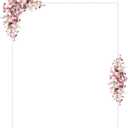 Wokceer Wedding Arch Backdrop Stand Square 7.2 x 6 FT Wedding Arches for Ceremony Metal Balloon Arch Frame for Wedding Birthday Party Garden Arbor Anniversary Event Decor (White)