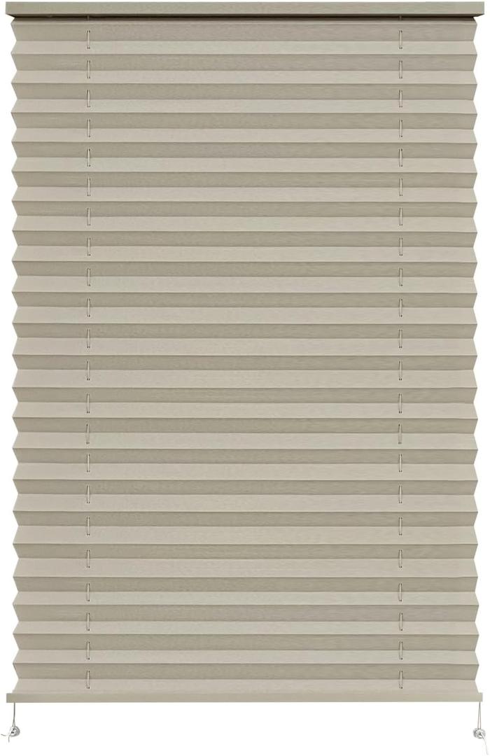 DULEPAX RV Pleated Shades - 26" W x 38" L Cappuccino RV Window Shades for Camper, Travel Trailers, Motorhome's Windows