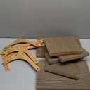 Cat Scratching Post, 3-in1 Scratching Board for Indoor Cats, 2PK 22in L-Shaped Cat Scratcher with 1PK Cardboard Box Scratch Pad, Cats Scratch Furniture Protector with Feathered Toy