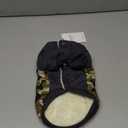 Fleece Lining Warm Dog Coats for Small Dogs Waterproof Puppy Jacket with Front Legs for Winter Green Camo S