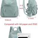 go-done MUKAITE 11L Mini fashion Backpack,Small Nylon Ladies backpacks,Women shopping Backpack(Small size) (Blk)