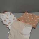 GLLQUEN BABY 3-Pack Organic Baby Swaddle Sleep Sacks for Newborn - Baby Swaddles 0-3 Months, Newborn Swaddling Sack, Rainbow & Sun, Infant Swaddle Blanket Wrap (Small/Medium)