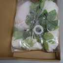 GWHOLE Wedding Decorations for Car, Just Married Car Decorations White Roses Artificial Flowers Bouquet Ribbon Set with 2 Tulle Ribbons for Wedding, Party