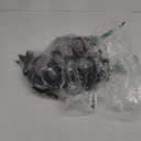 Minetom Solar Outdoor Lights - 38Ft 15 LED Waterproof Solar String Lights with USB Port and Cable Ties, Commercial Shatterproof G40 LED Bulbs, Hanging Patio Light for Backyard Porch Bistro Decor