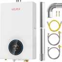 Propane Tankless Water Heater, 4.74GPM 18L Indoor,Constant propane water heater,Instant Hot Propane Gas water heater with Fahrenheit Digital Display,Multi-Protection