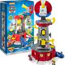 Paw Patrol, Mighty Lookout Tower with 4 Exclusive Bonus Action Figures, Toy Car, Lights and Sounds, Kids Toys for Ages 3 and up