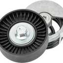 PHILTOP Belt Tensioner Assembly with Pulley for Ford F-150, F-250, Bronco, E-150 Econoline, F-250 HD, F-350, E-350 Econoline Club Wagon, E-250 Econoline, E-350 Econoline, Timing Belt OE # F2TZ6B209D