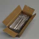 Probrico Interior Brushed Nickel Door Hinges, 3.5 X 3.5 Inch Door Hinges with Square Corners, Nickel Hinges for Doors, 12 Pack