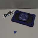 Case for Samsung Galaxy Tab A11+/A9+ Samsung A11 Plus/A9 Plus 11 Inch with Screen Protector/Rotating Stand/Pen Holder,Shockproof Cover for Galaxy Tab A11/A9 Plus Case,Navy Black