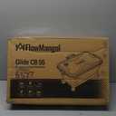 Glide CB 55 Collapsible Bucket 5.5 Gallon for Car Washing with Wheels, Handle, Drain Plug and Water Outlet, Foldable Multi-Use for Mop Cleaning, Camping, RV, Pet Bathing and Laundry