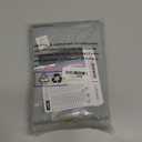 ChrisDowa Blackout Door Curtains for Doorway Privacy, Grommet Closet Curtains for bedroom closet door, Thermal Insulated Temporary Doorway Cover Room Divider Drapes (1 Panel, Light Grey, 34 x 80 Inch)