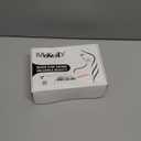 morvally Short Black Wavy Bob Wig with Bangs for Women 16 Inches Natural Synthetic Hair Wavy Wigs