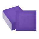 Ottin Solid Purple Paper Dinner Napkins 6.5'' Disposable Luncheon Napkins 100 Count for Birthday Wedding Party Everyday Lunch Dinner Event Christmas New Year