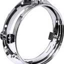 True Mods Chrome 7 Inch Round Headlight Ring Mounting Bracket Compatible with Harley Davidson Road King Electra Glide Ultra Classic Limited Heritage Softail Fat Boy Tri Street Glide Headlight Mount