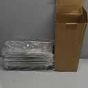 12 Pack Stainless Steel Silverware Drawer Organizer Utensil Basket Organizer for Drawer 12.1 x 4.9 x 2.2 Inch Kitchen Flatware Stackable Dishwasher Basket for Knife Fork Spoon Chopstick