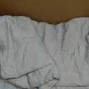 CozyLux Queen Comforter Set - 3 Pieces Light Grey Soft Luxury Cationic Dyeing Queen Comforter for All Season, Light Gray Breathable Lightweight Fluffy Bedding Sets with 1 Comforter and 2 Pillow Shams