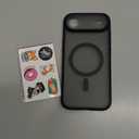 TOCOL for iPhone Air Case with Camera Control Capture Button, Built-in Magnetic Ring, Translucent Matte Phone Case for iPhone Air 6.5 inch (Key Black)