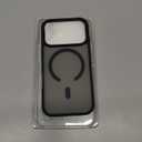 SPIDERCASE for iPhone 15 Pro Case, Magnetic Translucent Matte Case with 2PCS Tempered Glass Screen Protector Slim Phone Case for iPhone 15 Pro 6.1'', Black