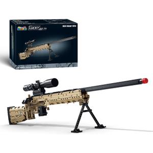 Nueris 1:1 M24 Building Blocks Sets - 1088 PCS Model Guns Collection Toy Building Bricks Sniper Set Shootable - Simulation Militarily Toy Lovers