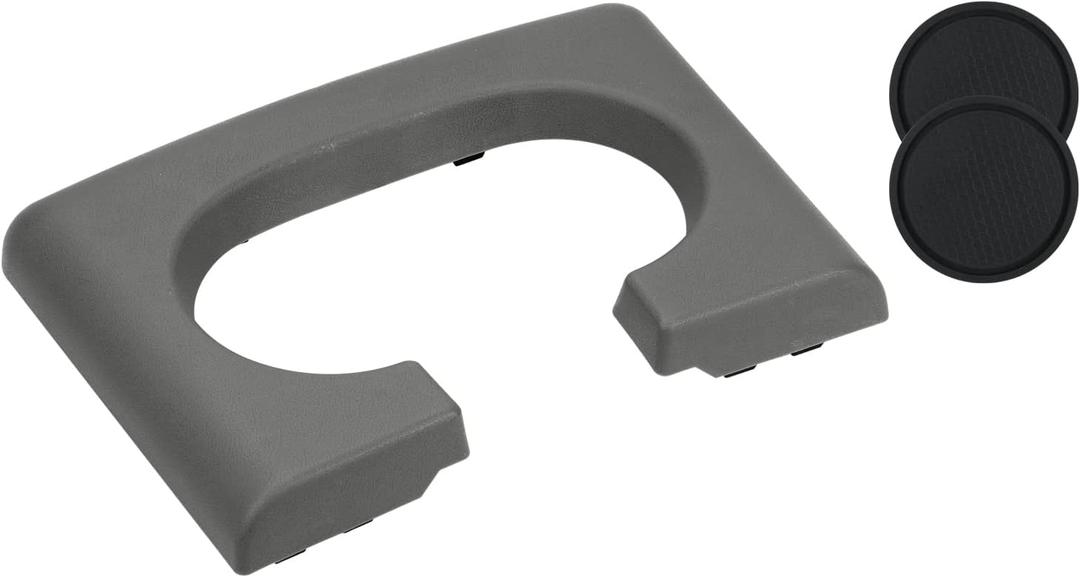 Center Console Cup Holder Replacement Pad Gray Compatible with Ford F150 2004-2014 Center Console Cup Holder Pad