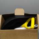 YEITSNOW Snow Shovel for Driveway Ergonomic Design 17 Reinforced Heavy Duty Snow Removal Easy Assembled Tool in Winter Snowy Day for Garage Car Parking Port Workshop Barn