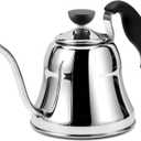 Tea Kettle for Stovetop, Barista's Choice Gooseneck Pour Over with Flow Control, Food Grade Stainless Steel Water Kettle, Tea Pot for Home & Kitchen - Small 28oz, Silver