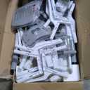 Kids Table and 6 Chairs SetHeight Adjustable Children Table & ChairToddlers Study Multi-Activity Table with 47.2"x23.6" Wipe-Clean Desktopfor Classrooms, Homes & Daycares (Grey)